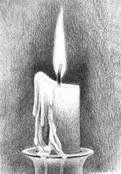 Burning candle image