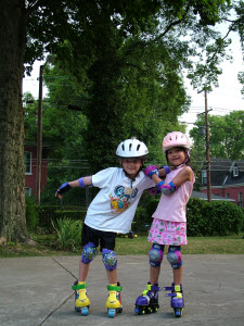 Children skating image